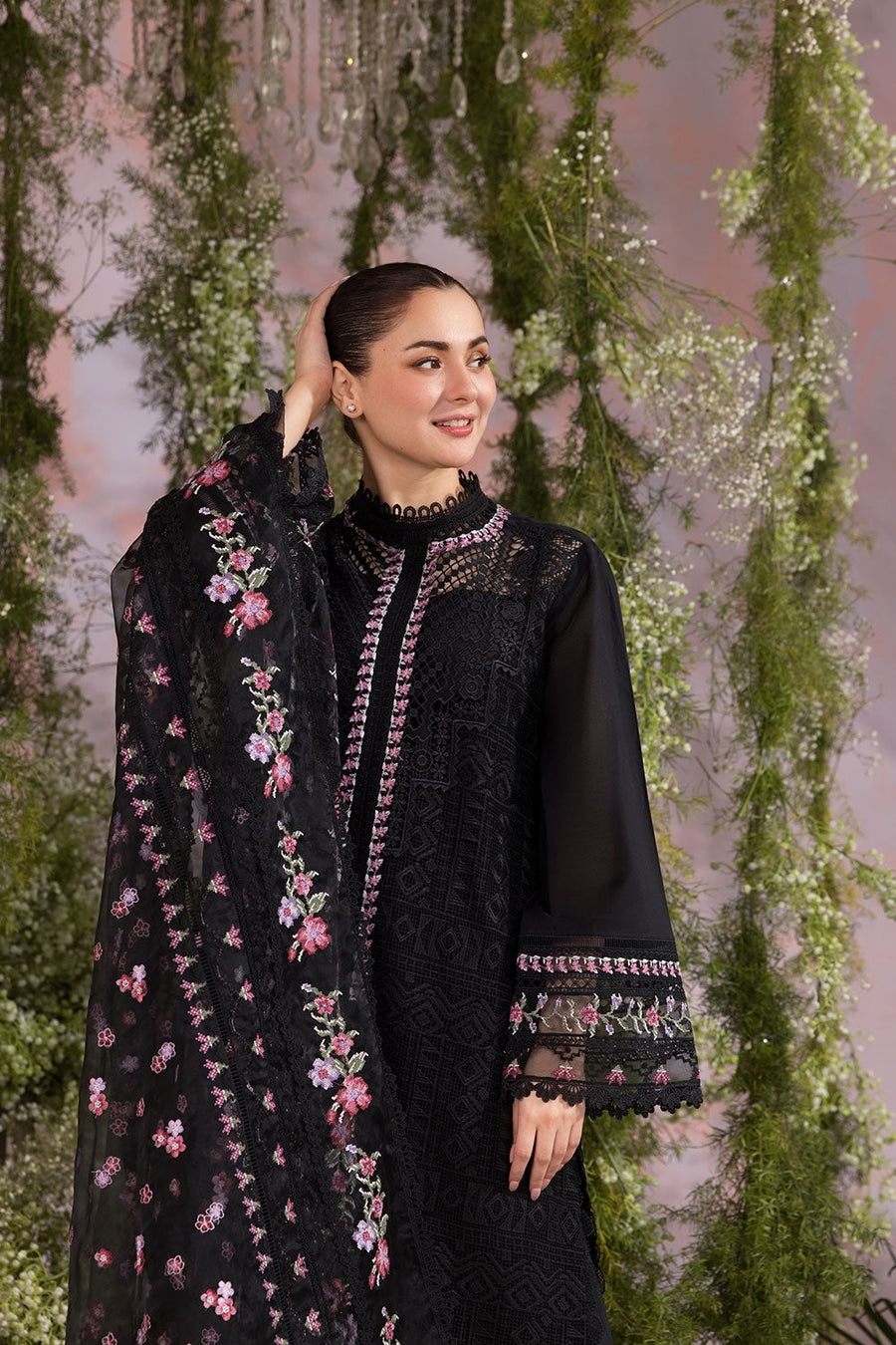 Sobia Nazir Embroidered Luxury Lawn Unstitched 3Pc Suit D-11A