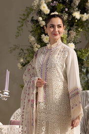 Sobia Nazir Embroidered Luxury Lawn Unstitched 3Pc Suit D-11B