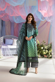 Sobia Nazir Embroidered Luxury Lawn Unstitched 3Pc Suit D-12A