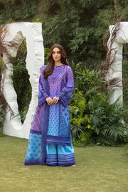 Sobia Nazir Embroidered Luxury Lawn Unstitched 3Pc Suit D-12B