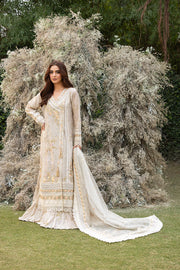 Sobia Nazir Embroidered Luxury Lawn Unstitched 3Pc Suit D-13B
