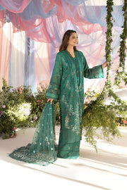 Sobia Nazir Embroidered Luxury Lawn Unstitched 3Pc Suit D-15B