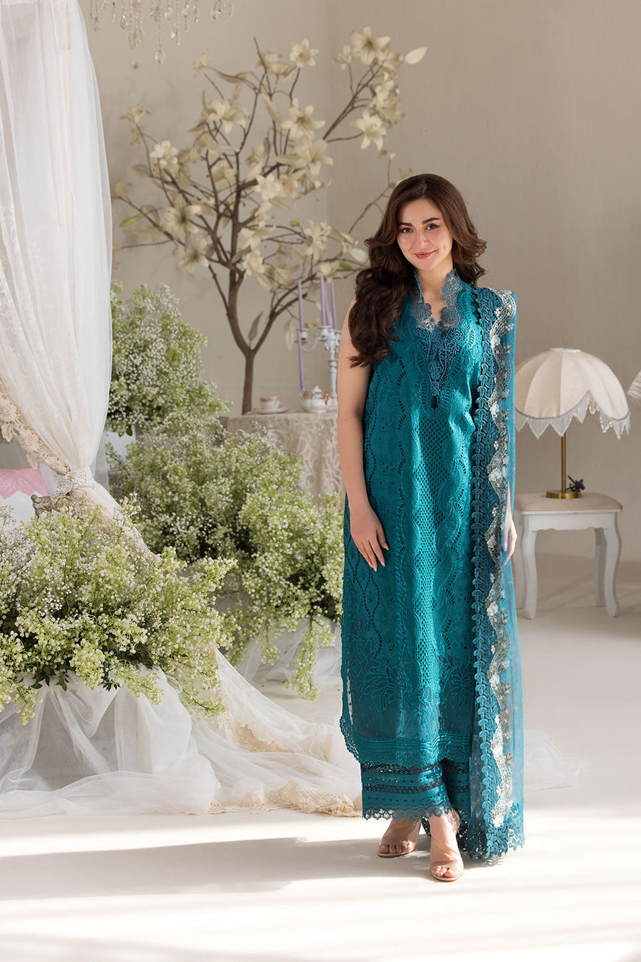 Sobia Nazir Embroidered Luxury Lawn Unstitched 3Pc Suit D-02A