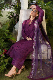 Sobia Nazir Embroidered Luxury Lawn Unstitched 3Pc Suit D-02B