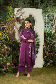 Sobia Nazir Embroidered Luxury Lawn Unstitched 3Pc Suit D-02B