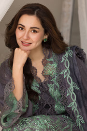 Sobia Nazir Embroidered Luxury Lawn Unstitched 3Pc Suit D-03B