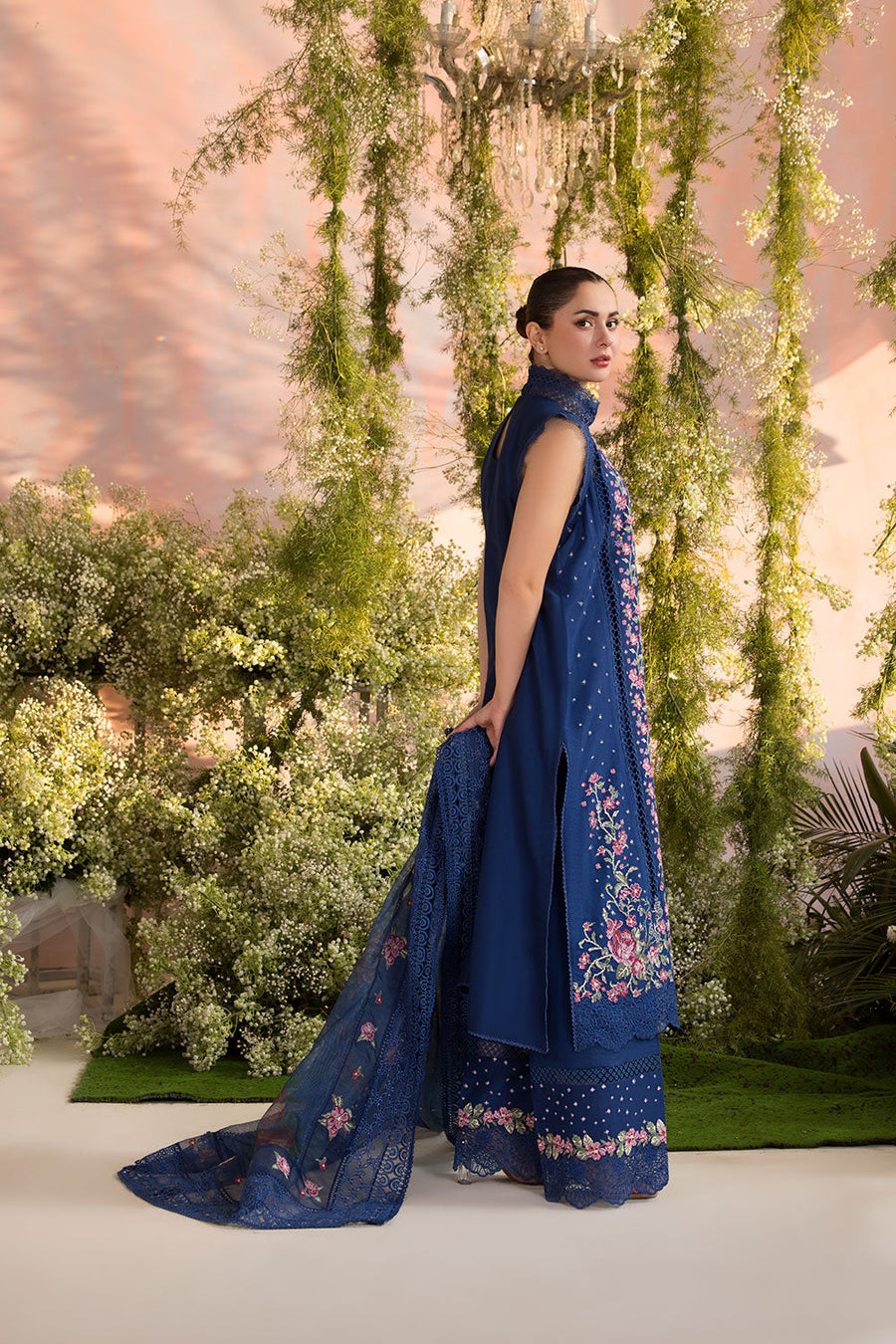 Sobia Nazir Embroidered Luxury Lawn Unstitched 3Pc Suit D-04A