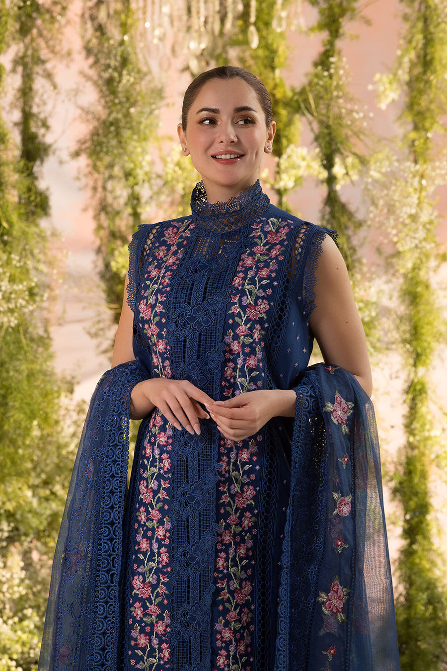Sobia Nazir Embroidered Luxury Lawn Unstitched 3Pc Suit D-04A
