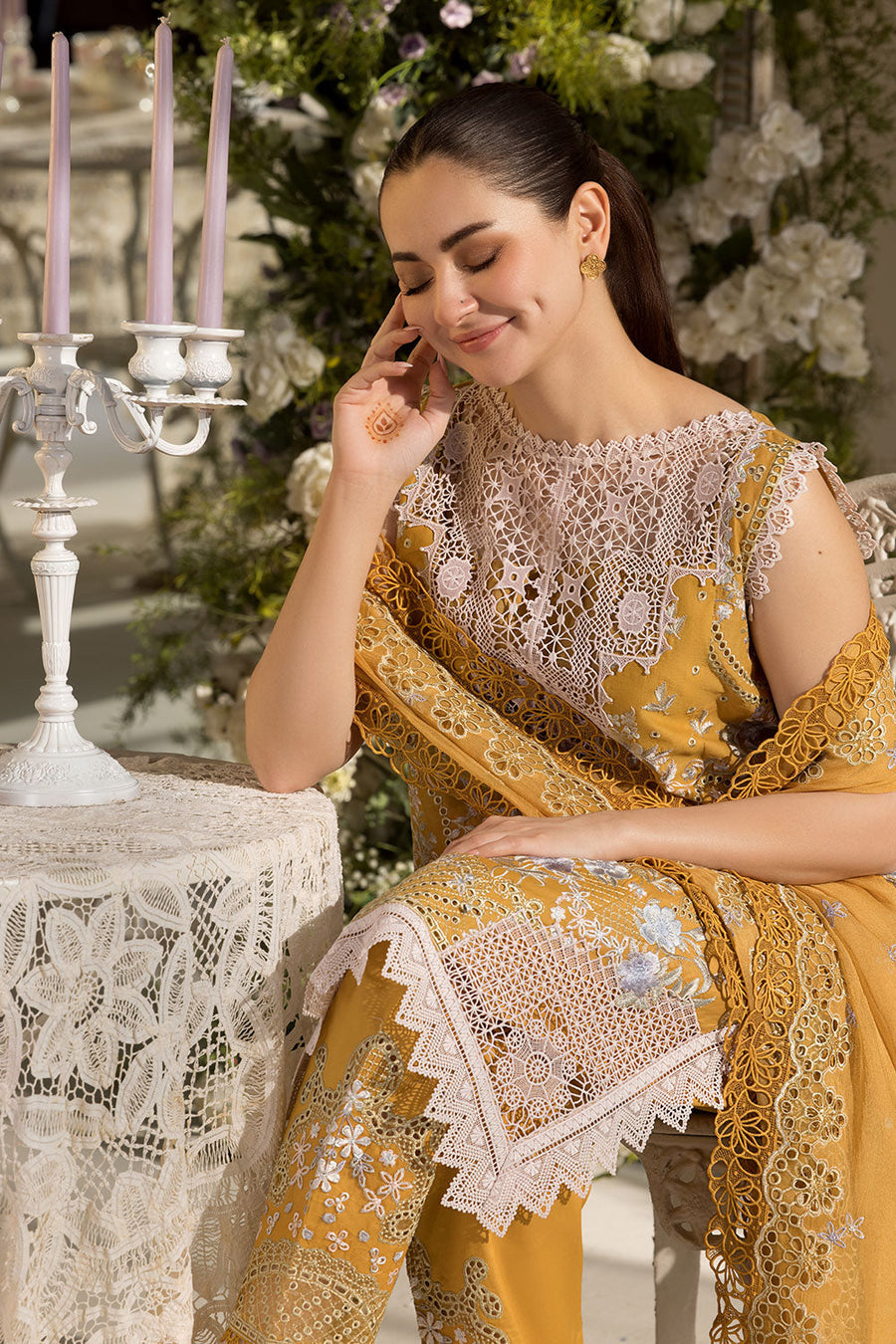 Sobia Nazir Embroidered Luxury Lawn Unstitched 3Pc Suit D-06B