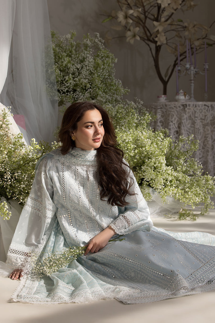 Sobia Nazir Embroidered Luxury Lawn Unstitched 3Pc Suit D-07A