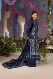 Sobia Nazir Embroidered Luxury Lawn Unstitched 3Pc Suit D-08A