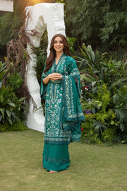 Sobia Nazir Embroidered Luxury Lawn Unstitched 3Pc Suit D-08B