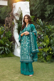 Sobia Nazir Embroidered Luxury Lawn Unstitched 3Pc Suit D-08B