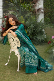 Sobia Nazir Embroidered Luxury Lawn Unstitched 3Pc Suit D-08B