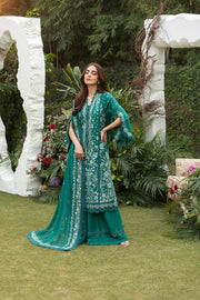 Sobia Nazir Embroidered Luxury Lawn Unstitched 3Pc Suit D-08B