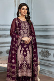 Alizeh Fashion Mah-e-Ru Unstitched Formal 3PC Suit D-05 Lailomah