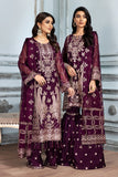Alizeh Fashion Mah-e-Ru Unstitched Formal 3PC Suit D-05 Lailomah