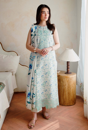 Humdum Layla Embroidered Karandi Unstitched 3Pc Suit D-01