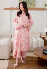 Humdum Layla Embroidered Karandi Unstitched 3Pc Suit D-02