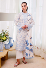 Humdum Layla Embroidered Karandi Unstitched 3Pc Suit D-05