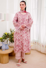 Humdum Layla Embroidered Karandi Unstitched 3Pc Suit D-06