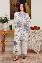 Humdum Layla Embroidered Karandi Unstitched 3Pc Suit D-07