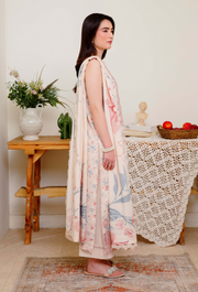 Humdum Layla Embroidered Karandi Unstitched 3Pc Suit D-08