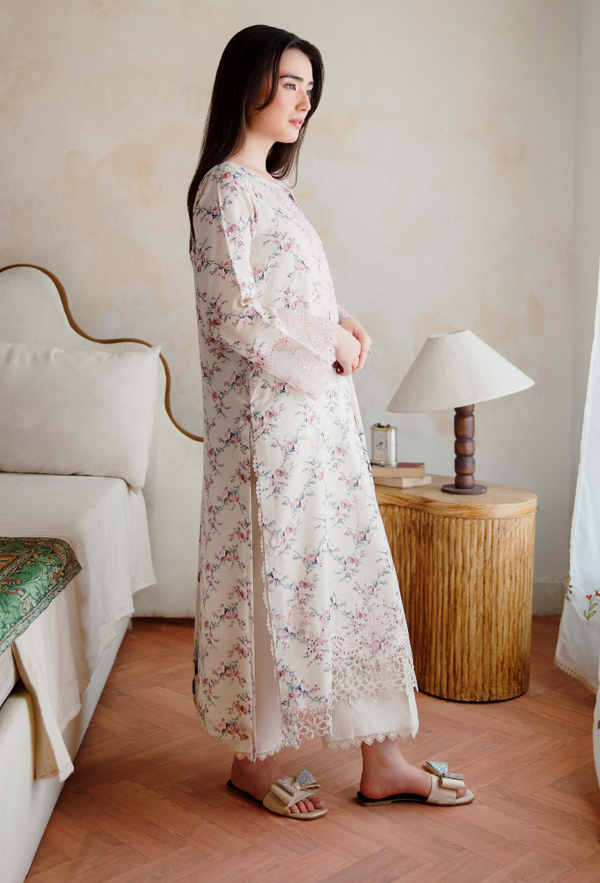 Humdum Layla Embroidered Karandi Unstitched 3Pc Suit D-10