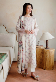 Humdum Layla Embroidered Karandi Unstitched 3Pc Suit D-10