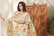 Feathers Premium Printed Lawn Unstitched 3Pc Suit LAYLA-FT109