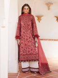 Hussain Rehar Eid Luxury Lawn Unstitched Embroidered 3Pc Suit - LAYLA