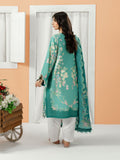Zarposh Sundaze Embroidered Luxury Lawn Unstitched 3Pc Suit - LAZULI
