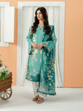 Zarposh Sundaze Embroidered Luxury Lawn Unstitched 3Pc Suit - LAZULI