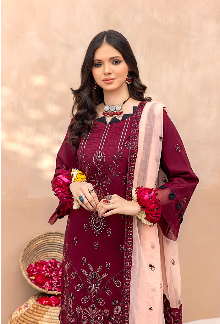 Laadli by Humdum Embroidered Lawn Unstitched 3Pc Suit LD-03