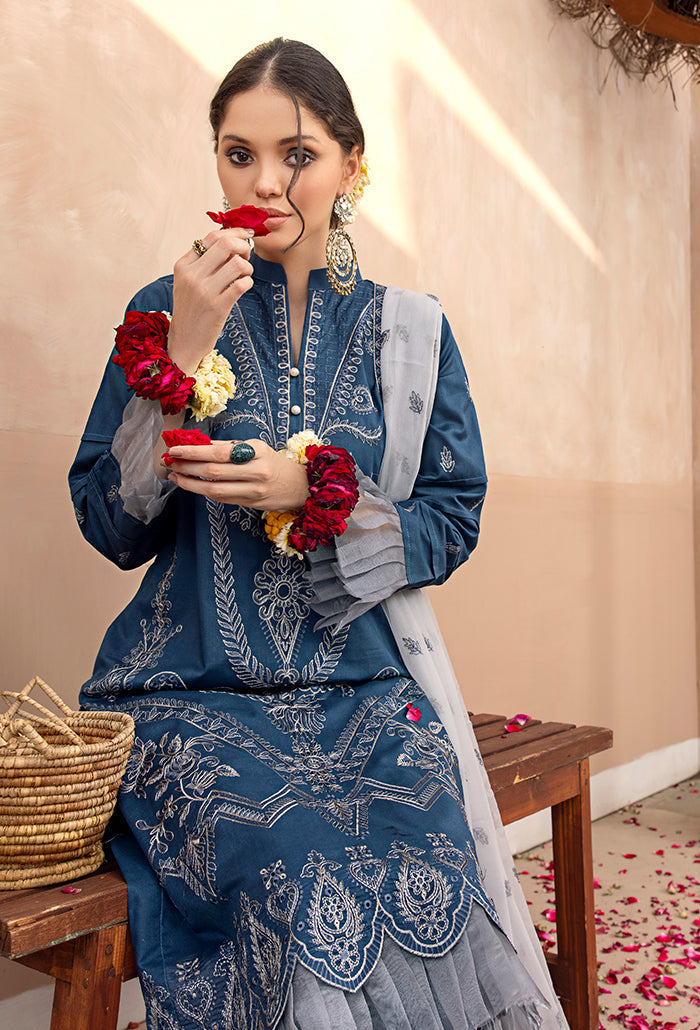 Laadli by Humdum Embroidered Lawn Unstitched 3Pc Suit LD-06