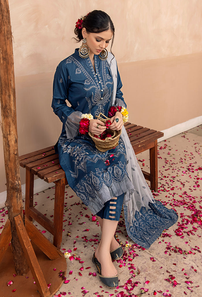 Laadli by Humdum Embroidered Lawn Unstitched 3Pc Suit LD-06