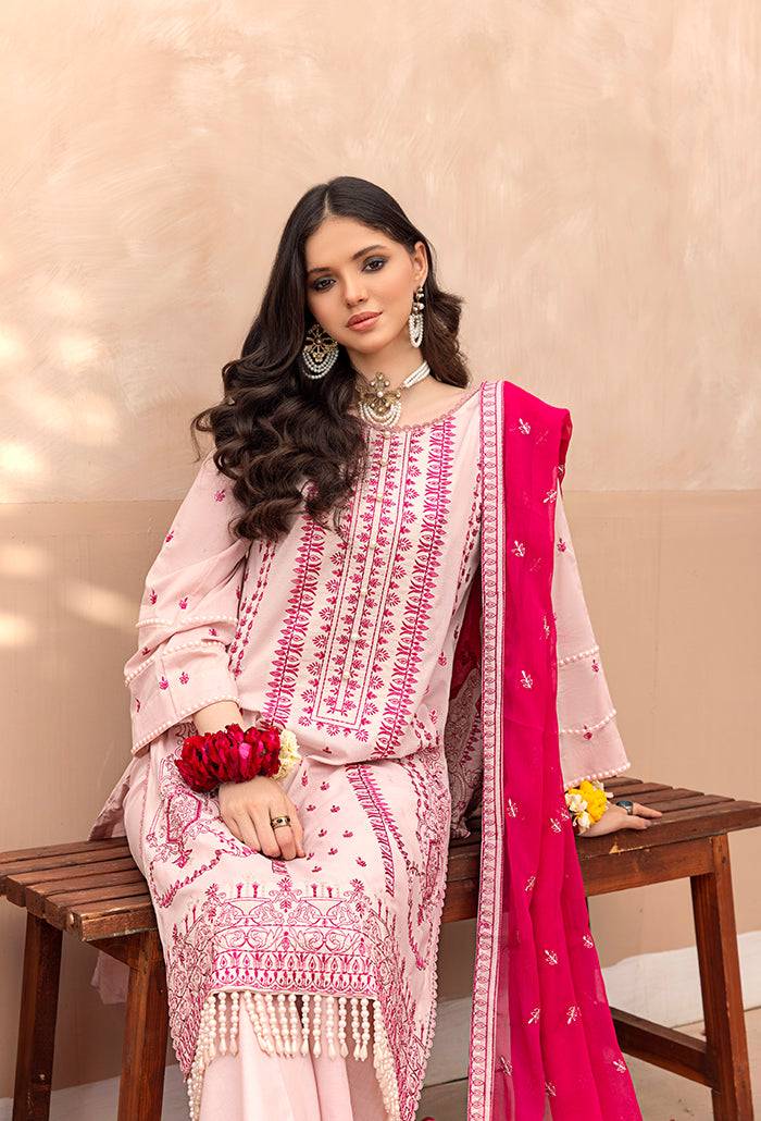 Laadli by Humdum Embroidered Lawn Unstitched 3Pc Suit LD-07