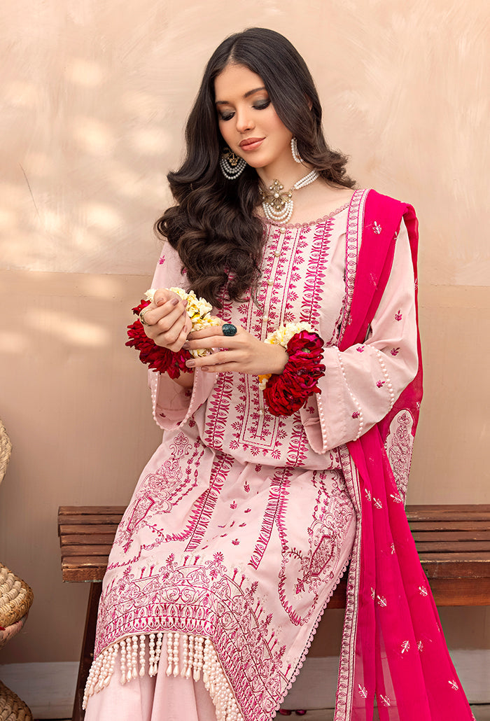 Laadli by Humdum Embroidered Lawn Unstitched 3Pc Suit LD-07