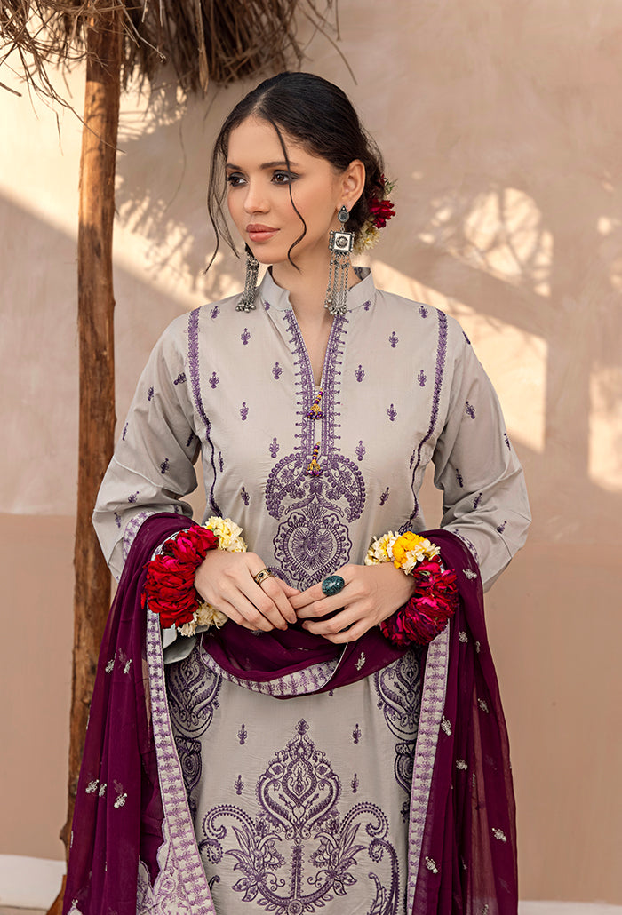 Laadli by Humdum Embroidered Lawn Unstitched 3Pc Suit LD-10