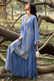 Gul Ahmed Luxury Raw Silk Unstitched Embroidered 3Pc Suit LE-62003