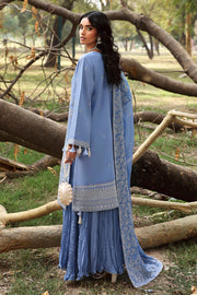 Gul Ahmed Luxury Raw Silk Unstitched Embroidered 3Pc Suit LE-62003