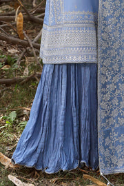 Gul Ahmed Luxury Raw Silk Unstitched Embroidered 3Pc Suit LE-62003