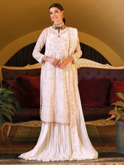 Gul Ahmed Premium Embroidered Chiffon Unstitched 3Pc Suit LE-42017