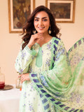Faiza Faisal FNF Prints Unstitched Lawn 3Pc Suit - LEAF LUSH