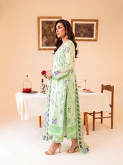 Faiza Faisal FNF Prints Unstitched Lawn 3Pc Suit - LEAF LUSH