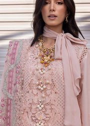 Saira Shakira Embroidered Luxury Lawn Unstitched 3Pc Suit LEYLA-A