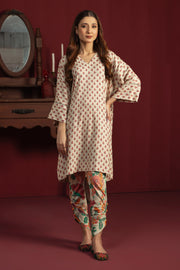 Ittehad Textiles Printed Crepe Linen Unstitched 2Pc Suit LF-CRL-2302