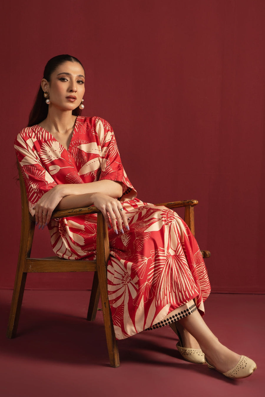 Ittehad Textiles Printed Crepe Linen Unstitched 2Pc Suit LF-CRL-2305