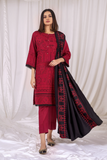 Ittehad Textiles Embroidered Khaddar Unstitched 3Pc Suit LF-EMKH-001