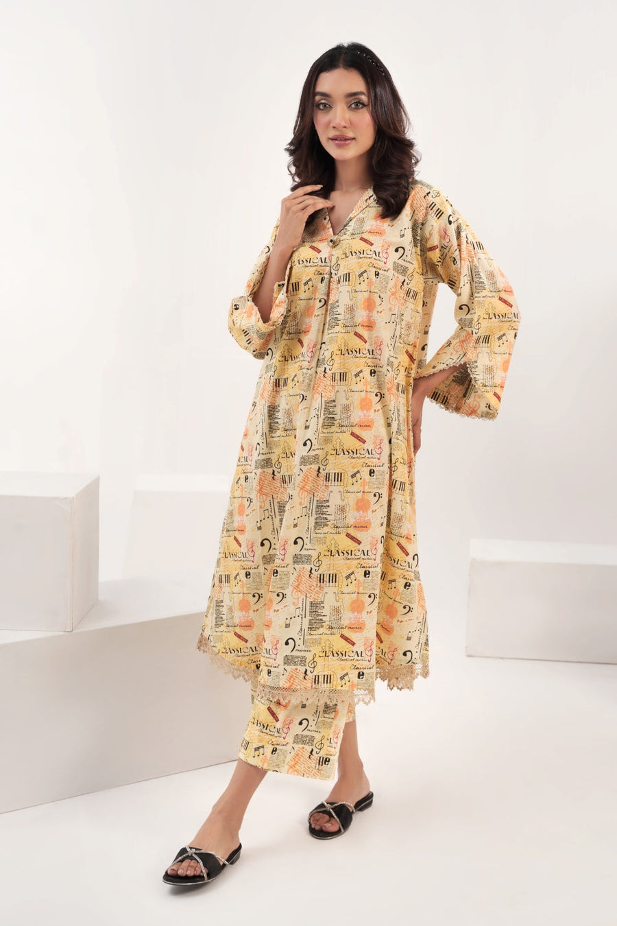 Ittehad Textiles Printed Cotton Unstitched 2Pc Suit LF-HC23-2304